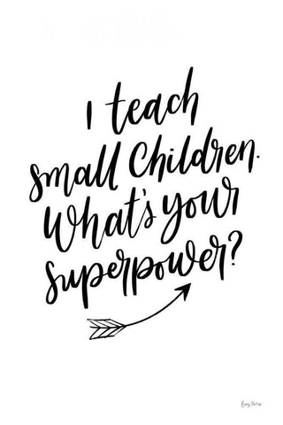 Teachers I Black Ornate Wood Framed Art Print with Double Matting by Thorns, Becky