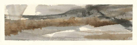 Brushscape I Black Ornate Wood Framed Art Print with Double Matting by Paschke, Chris