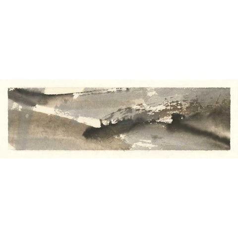 Brushscape II White Modern Wood Framed Art Print by Paschke, Chris