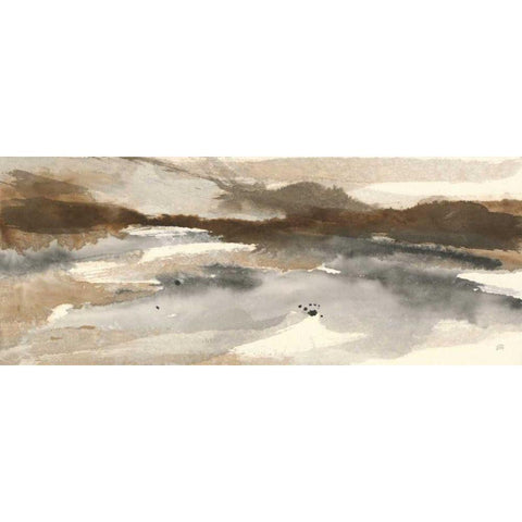 Imagine II Black Modern Wood Framed Art Print with Double Matting by Paschke, Chris