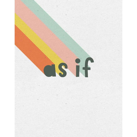 Rainbow Words I White Modern Wood Framed Art Print by Hershey, Moira