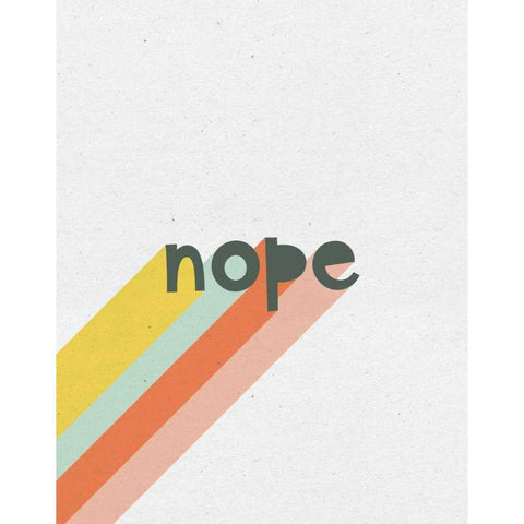 Rainbow Words III Black Modern Wood Framed Art Print with Double Matting by Hershey, Moira