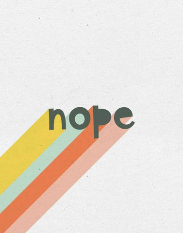 Rainbow Words III Black Ornate Wood Framed Art Print with Double Matting by Hershey, Moira