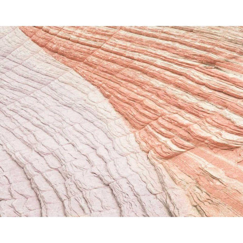 Coyote Buttes VI Blush Orange Crop Black Modern Wood Framed Art Print by Majchrowicz, Alan