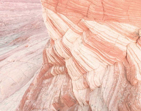 Coyote Buttes VII Blush Orange Crop Black Ornate Wood Framed Art Print with Double Matting by Majchrowicz, Alan