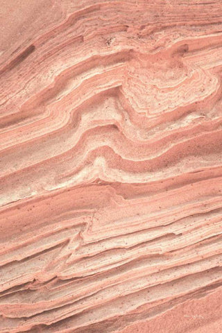 Coyote Buttes IV Blush Orange White Modern Wood Framed Art Print with Double Matting by Majchrowicz, Alan