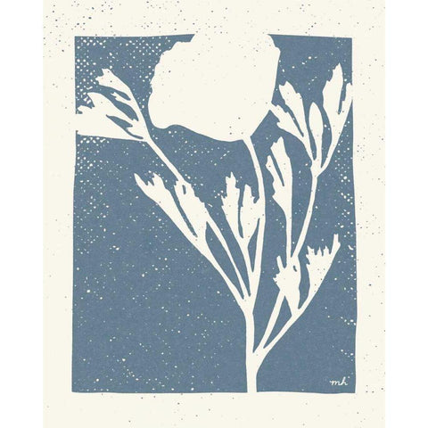 Joyful Spring II Bluestone Black Modern Wood Framed Art Print by Hershey, Moira