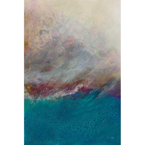 Ocean II White Modern Wood Framed Art Print by Griggs, Jan