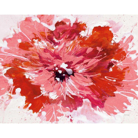 Color in Bloom White Modern Wood Framed Art Print by Griggs, Jan