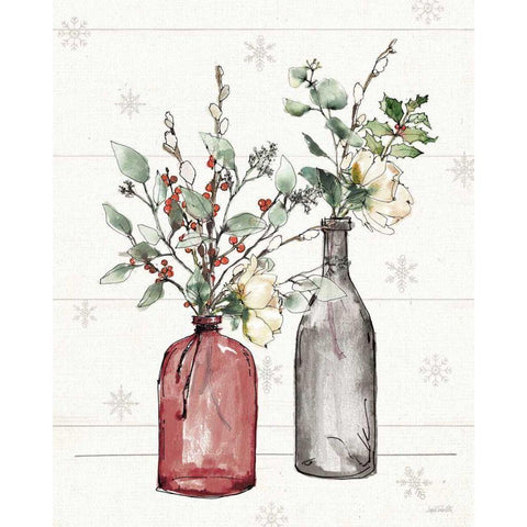 Modern Farmhouse II Christmas Dark Black Modern Wood Framed Art Print by Tavoletti, Anne