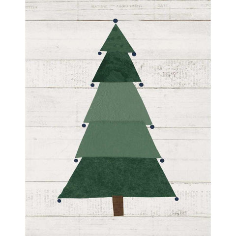 Christmas Patchwork I Neutral Black Modern Wood Framed Art Print by Prahl, Courtney