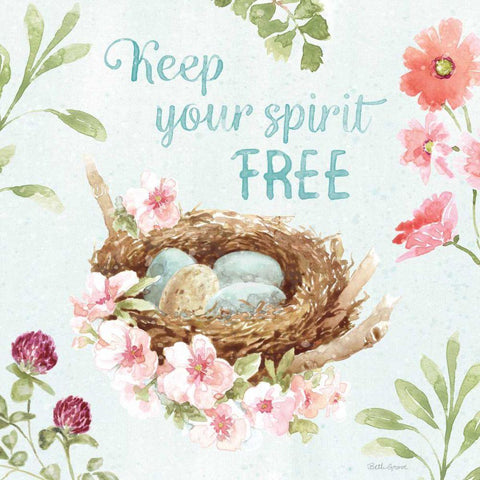 Sweet Bunnies VI Black Modern Wood Framed Art Print with Double Matting by Grove, Beth