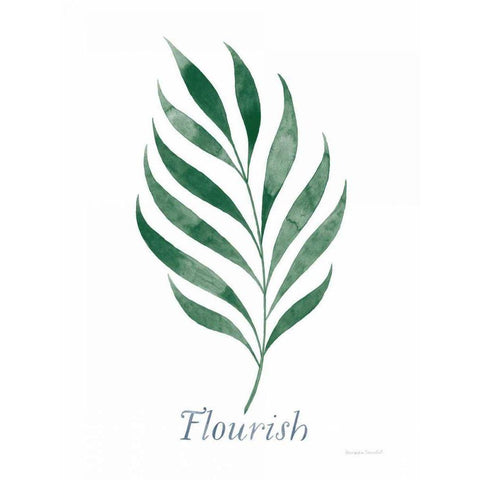 Botanic Inspiration I White Modern Wood Framed Art Print by Snowdon, Alexandra