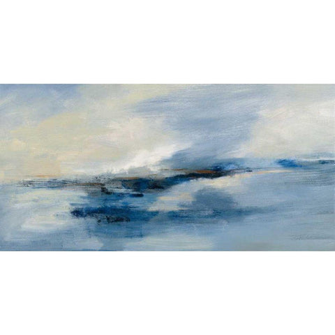 Atmosphere Black Modern Wood Framed Art Print by Vassileva, Silvia