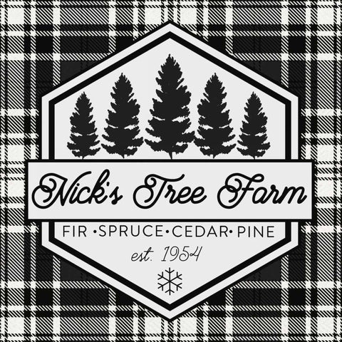 Plaid Holidays I Black Ornate Wood Framed Art Print with Double Matting by Wild Apple Portfolio