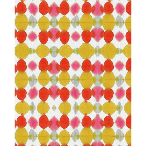 Watermark Yellow Pink II Black Modern Wood Framed Art Print by Green, Nancy