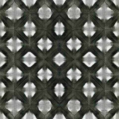 Aquarelle Black and White II Black Modern Wood Framed Art Print with Double Matting by Green, Nancy