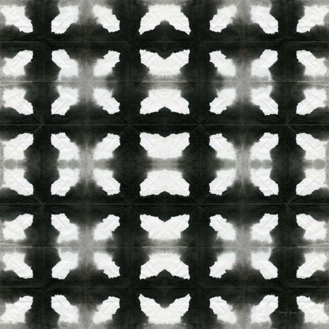 Aquarelle Black and White III White Modern Wood Framed Art Print by Green, Nancy