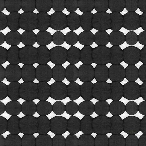 Aquarelle Black and White IV White Modern Wood Framed Art Print by Green, Nancy