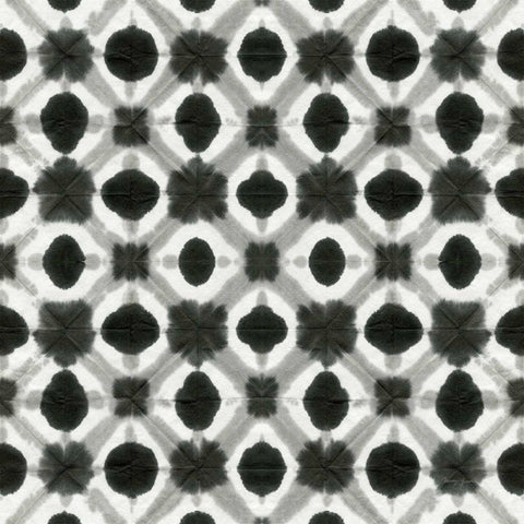 Aquarelle Black and White V Gold Ornate Wood Framed Art Print with Double Matting by Green, Nancy