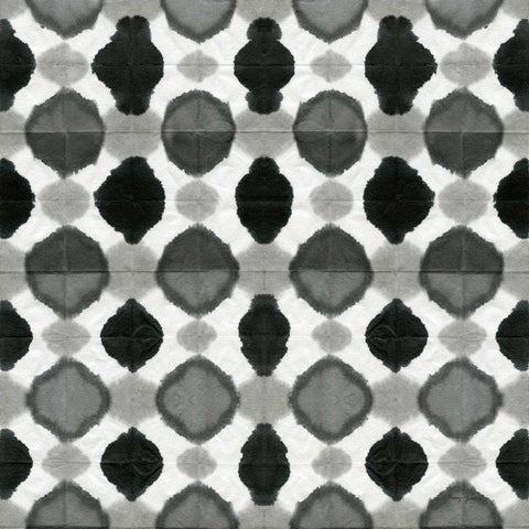 Aquarelle Black and White VIII Black Modern Wood Framed Art Print with Double Matting by Green, Nancy