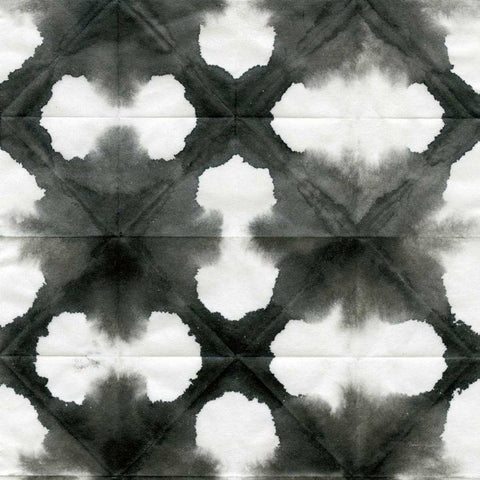 Aquarelle Black and White Square XIII White Modern Wood Framed Art Print by Green, Nancy