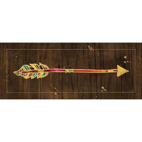 Beautiful Arrows III on Wood No Words White Modern Wood Framed Art Print by Pela Studio