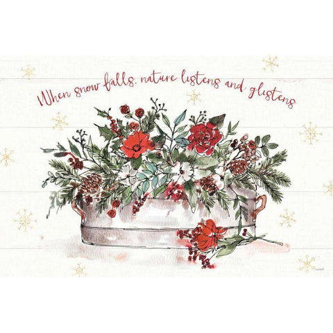 Lighthearted Holiday I Gold Ornate Wood Framed Art Print with Double Matting by Tavoletti, Anne