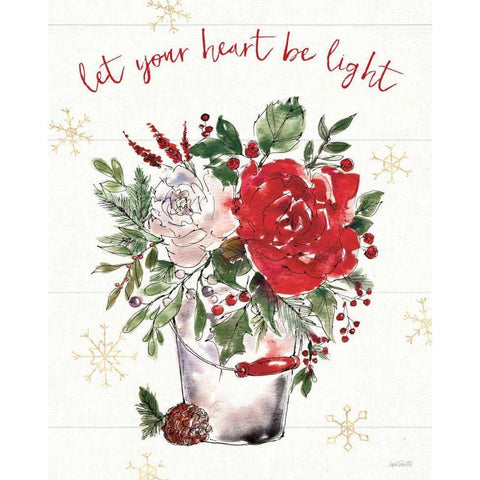 Lighthearted Holiday II Gold Ornate Wood Framed Art Print with Double Matting by Tavoletti, Anne