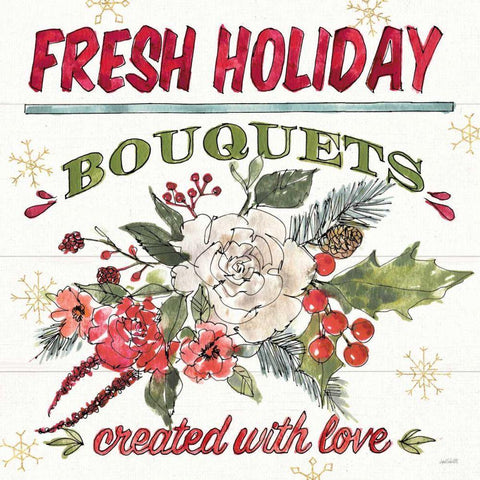 Lighthearted Holiday VII Gold Ornate Wood Framed Art Print with Double Matting by Tavoletti, Anne