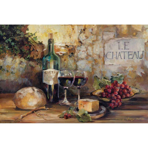 Le Chateau - WAG Black Modern Wood Framed Art Print by Hageman, Marilyn