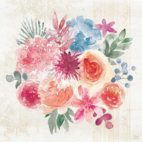 Bohemian Vibes V White Modern Wood Framed Art Print by June, Dina