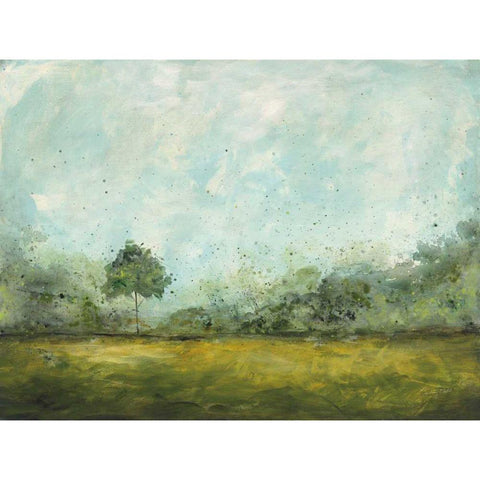Spring Walk Black Modern Wood Framed Art Print by Prahl, Courtney