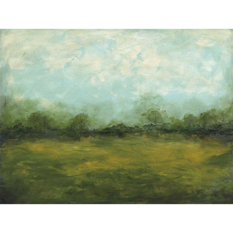 Meadows Edge Gold Ornate Wood Framed Art Print with Double Matting by Prahl, Courtney