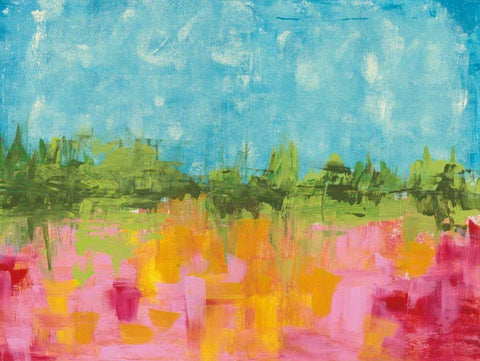 SoCal White Modern Wood Framed Art Print with Double Matting by Prahl, Courtney