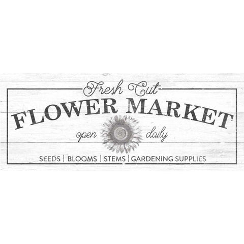 Flower Market I Gold Ornate Wood Framed Art Print with Double Matting by Wild Apple Portfolio