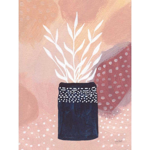 Sweet Love I Black Modern Wood Framed Art Print with Double Matting by Mack, Lynn