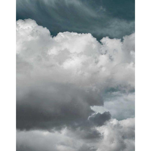 Clouds III Bright Crop I Black Modern Wood Framed Art Print by Eichman, Andre