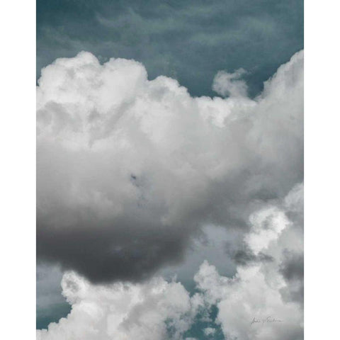Clouds III Bright Crop II Gold Ornate Wood Framed Art Print with Double Matting by Eichman, Andre
