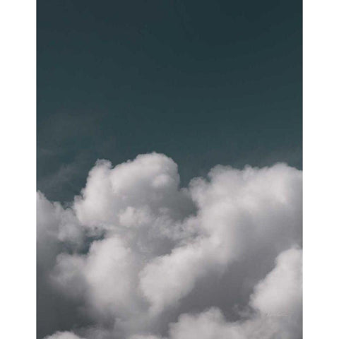 Clouds I Crop II Black Modern Wood Framed Art Print by Eichman, Andre