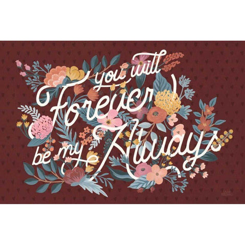 Love Letters II Black Modern Wood Framed Art Print with Double Matting by Marshall, Laura