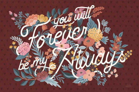 Love Letters II White Modern Wood Framed Art Print with Double Matting by Marshall, Laura