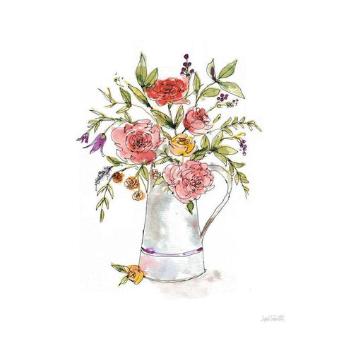 Americana Mood IV Summer White Modern Wood Framed Art Print by Tavoletti, Anne