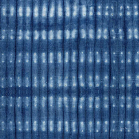 Shibori Square II Black Modern Wood Framed Art Print by Green, Nancy