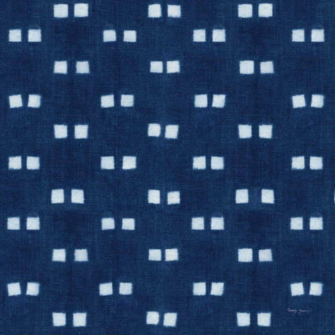 Shibori Square VI Black Modern Wood Framed Art Print by Green, Nancy