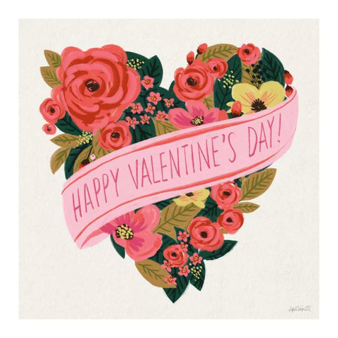 Be Mine II White Modern Wood Framed Art Print by Tavoletti, Anne