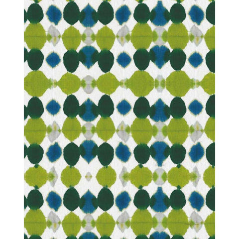 Watermark II Blue Green Black Modern Wood Framed Art Print by Green, Nancy
