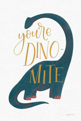 Dinomite Black Ornate Wood Framed Art Print with Double Matting by Thorns, Becky