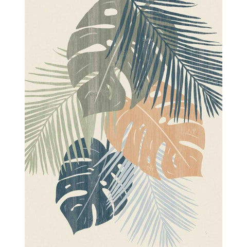 Monstera VI Gold Ornate Wood Framed Art Print with Double Matting by Adams, Sarah