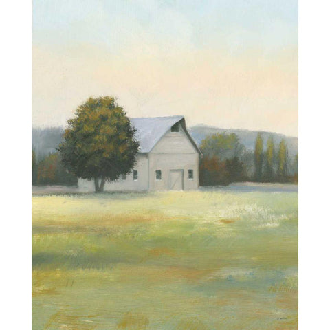 Morning Meadows II Crop Gold Ornate Wood Framed Art Print with Double Matting by Wiens, James